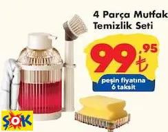 LE PARİS 4 PARÇA MUTFAK TEMİZLİK SETİ LE PARİS 4 PARÇA MUTFAK TEMİZLİK SETİ